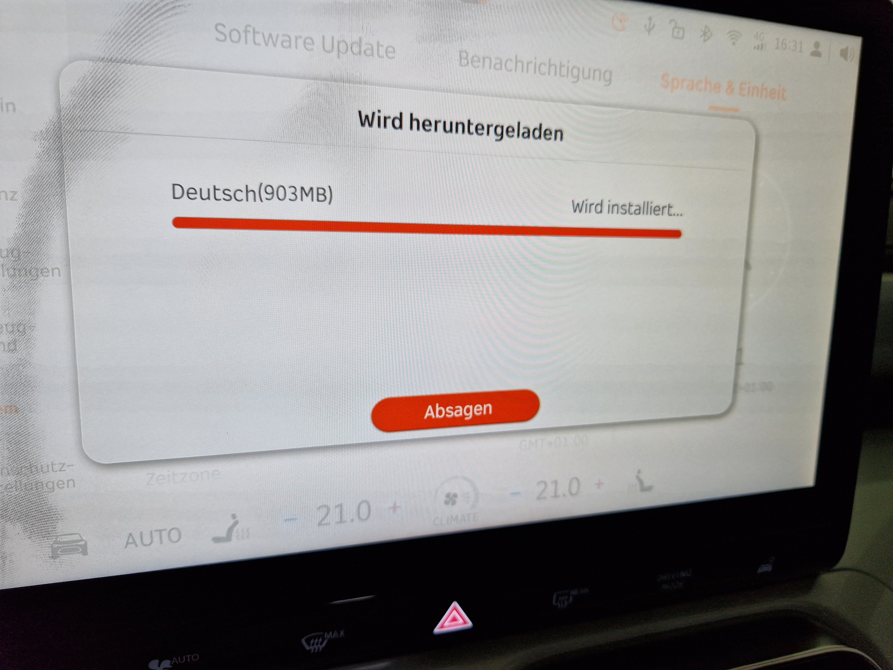 Sprachdateidownload nach Update auf 1.1.1