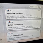 Systemmeldungen für ausstehende Updateaktualisierungen